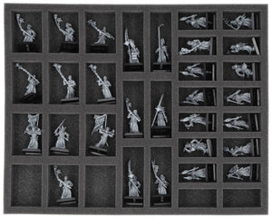 Pacchetto Feldherr: Scatola di immagazzinamento con set di schiuma per Warhammer: Il Vecchio Mondo - Miniature dell'Impero dell'Uomo (FSLB310P118)