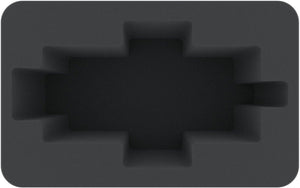 HSMFMC120BO 120 mm Half-Size Vassoio per schuma per trasporto blindato Dracosan