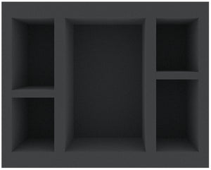 FS110A006 Full-Size Schaumstoffeinlage für Gruftkönige von Khemri - 5 Fächer