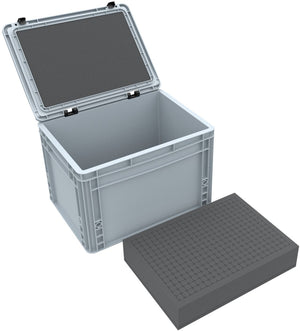 Feldherr Eurobox 40 x 30 cm Set für Tabletop-Miniaturen - 116 Fächer + Rasterschaumstoffeinlage