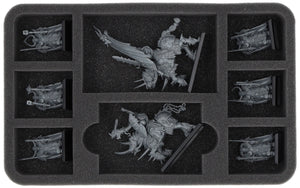 Feldherr Maxi Plus Borsa da trasporto con set di schiuma per Warhammer: Il Vecchio Mondo - Miniature dei Guerrieri del Caos (MAXPLUS93)