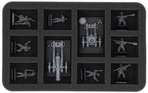 Pacchetto Feldherr: Scatola di immagazzinamento con set di schiuma per Warhammer: Il Vecchio Mondo - Miniature dell'Impero dell'Uomo (FSLB310P118)