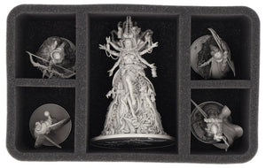 HS110A014 Feldherr foam tray for Kingdom Death: Monster Parasite Queen - 5 compartments