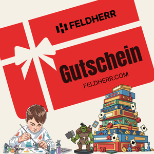 FELDHERR Geschenkgutschein – für Brettspiel- und Tabletop-Fans