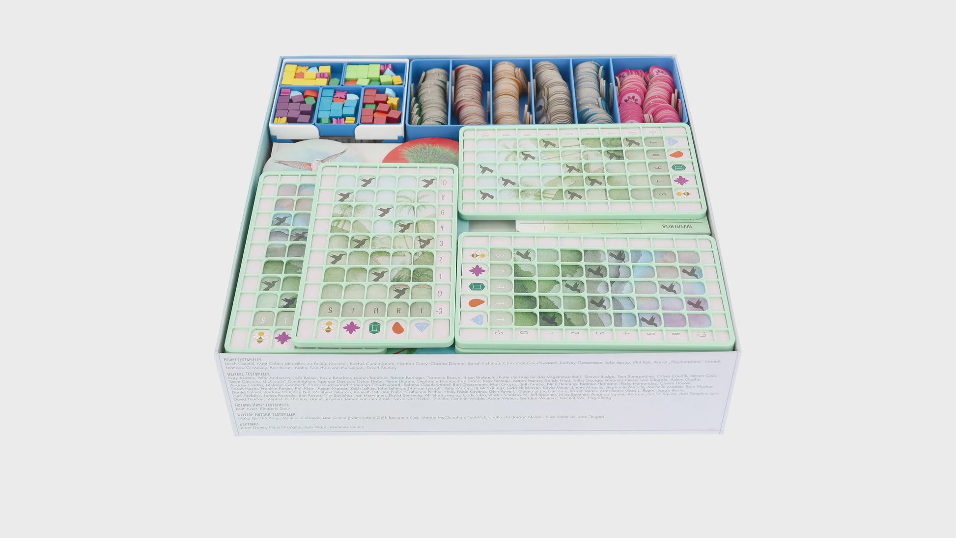 Feldherr Organizer Insert for Wingspan - Core Game + 4 Expansions - Core Game Box